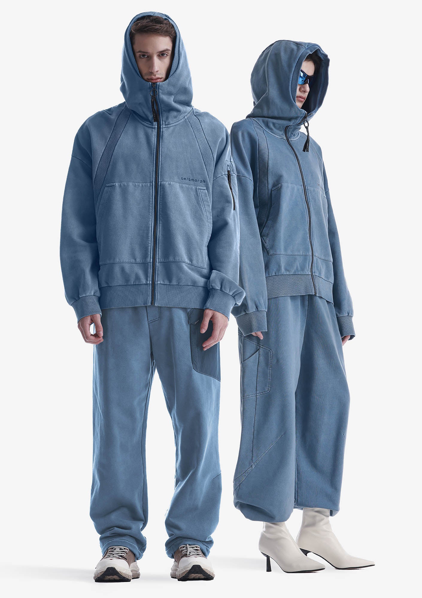 BOREWHAL Kapuzenjacke mit Reißverschluss