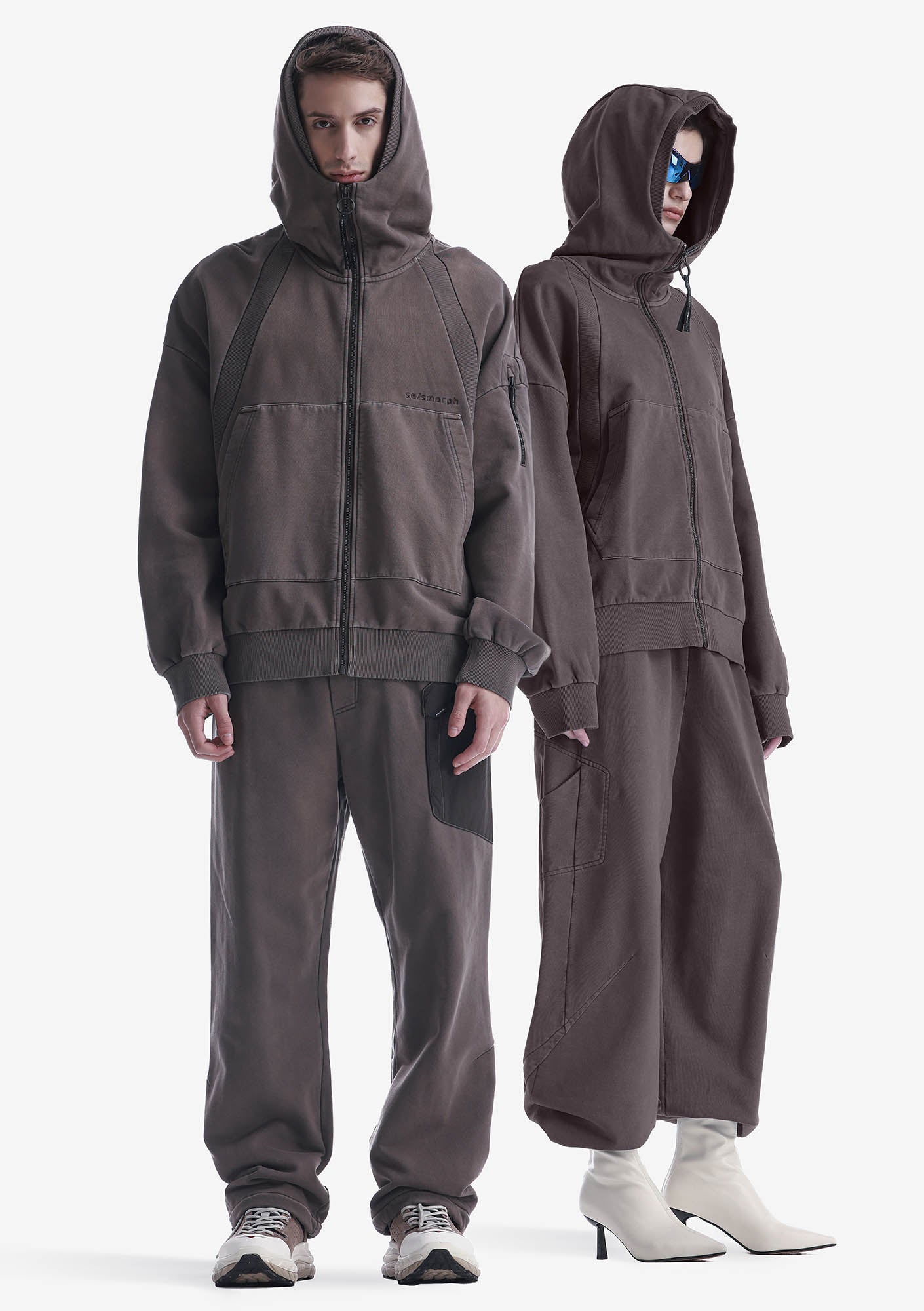 BOREWHAL Kapuzenjacke mit Reißverschluss