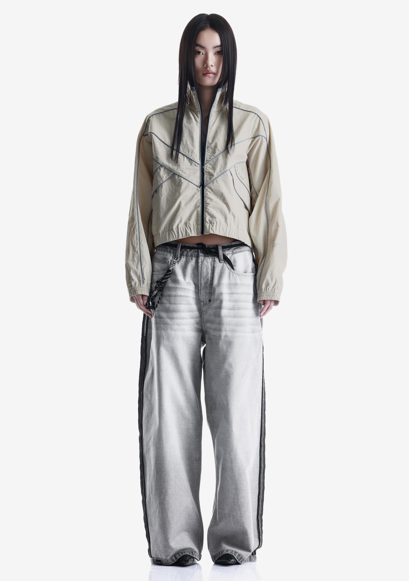 SEMERU Cropped Track Jacket