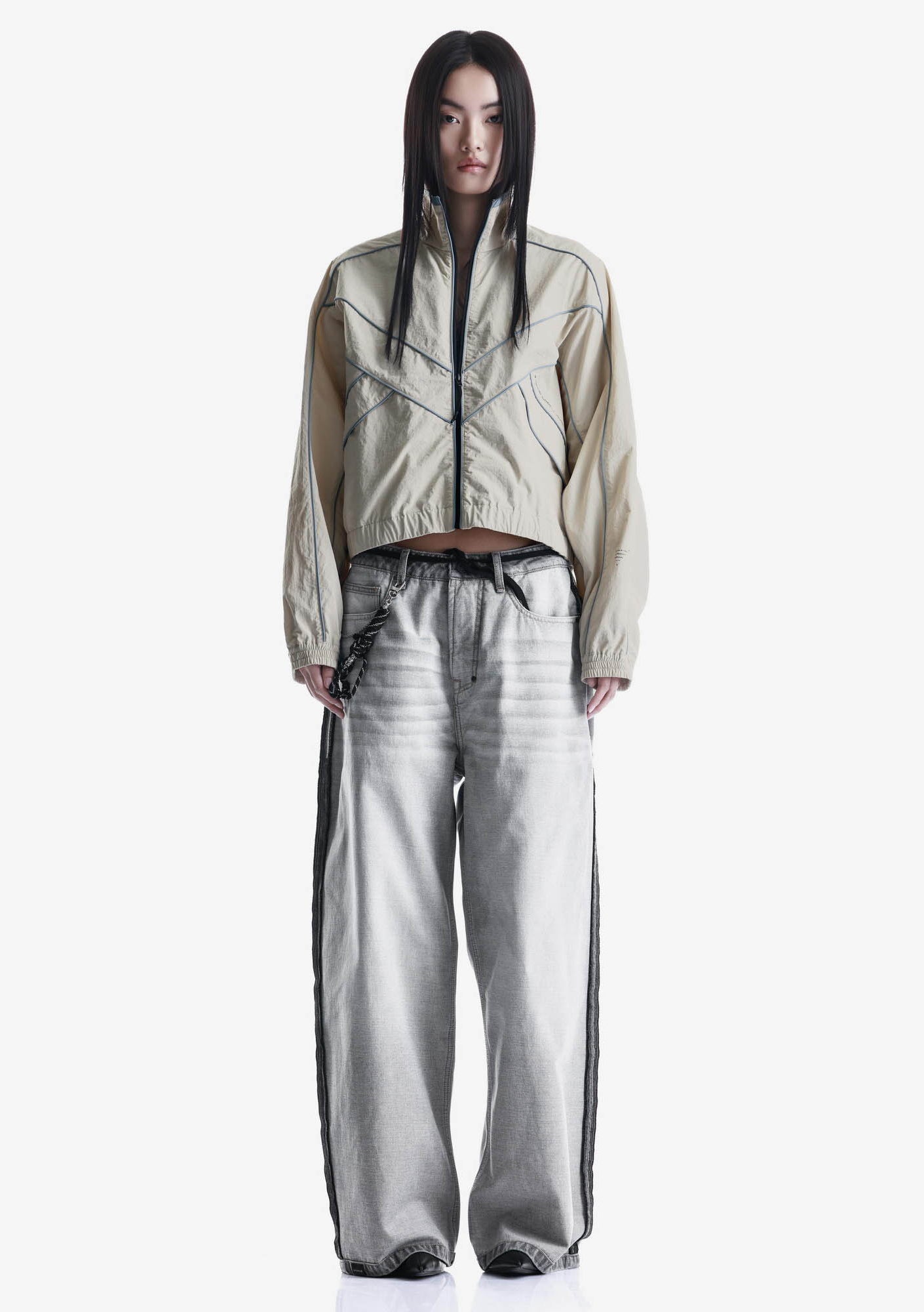 SEMERU Cropped Track Jacket