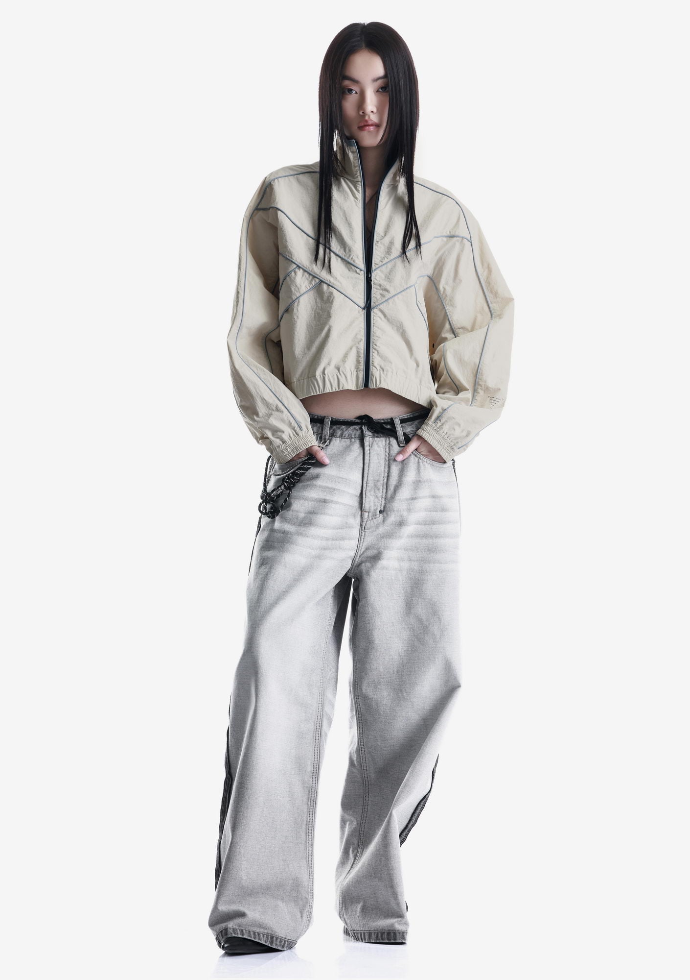 SEMERU Cropped Track Jacket Nw78