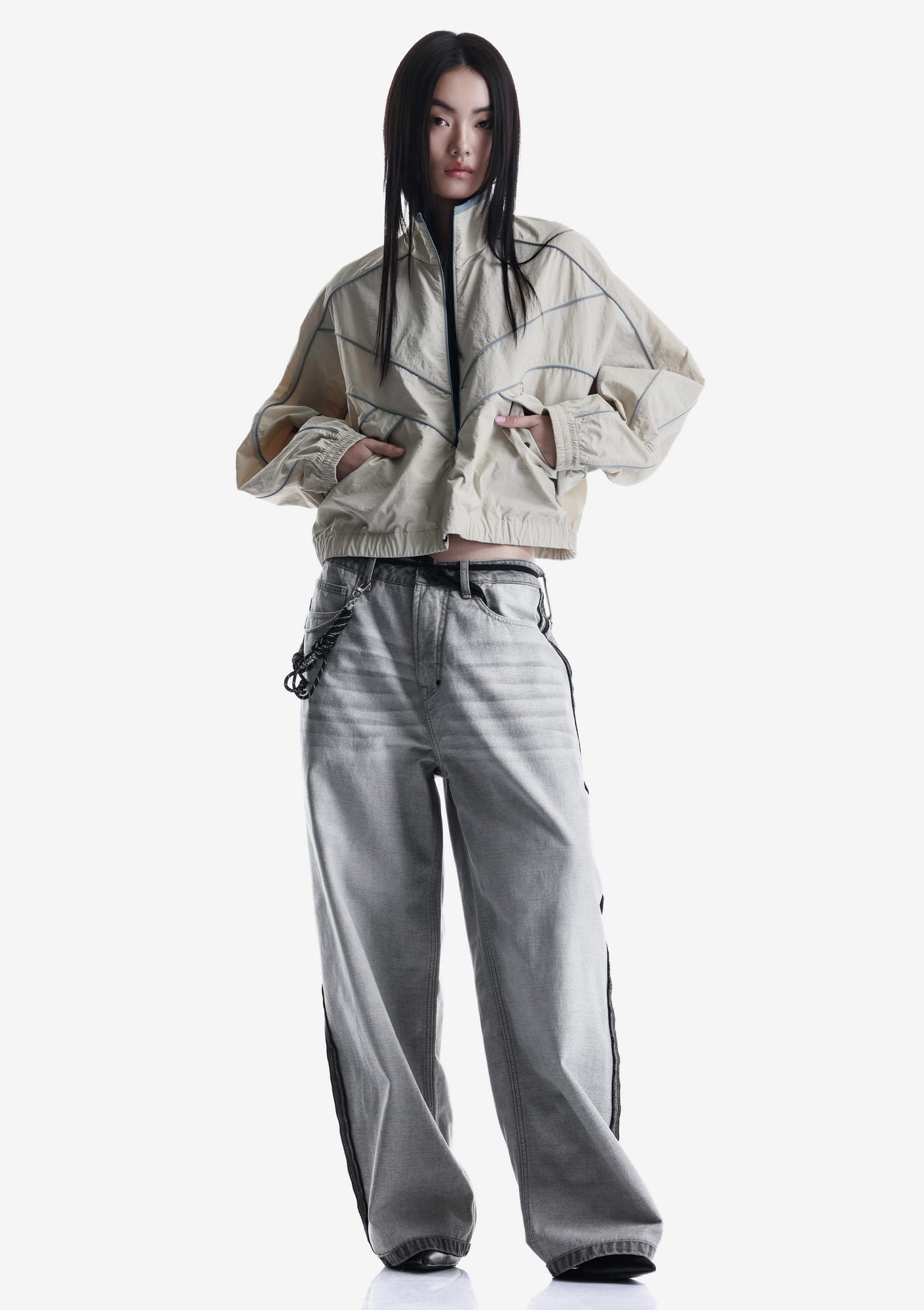 SEMERU Cropped Track Jacket Nw78