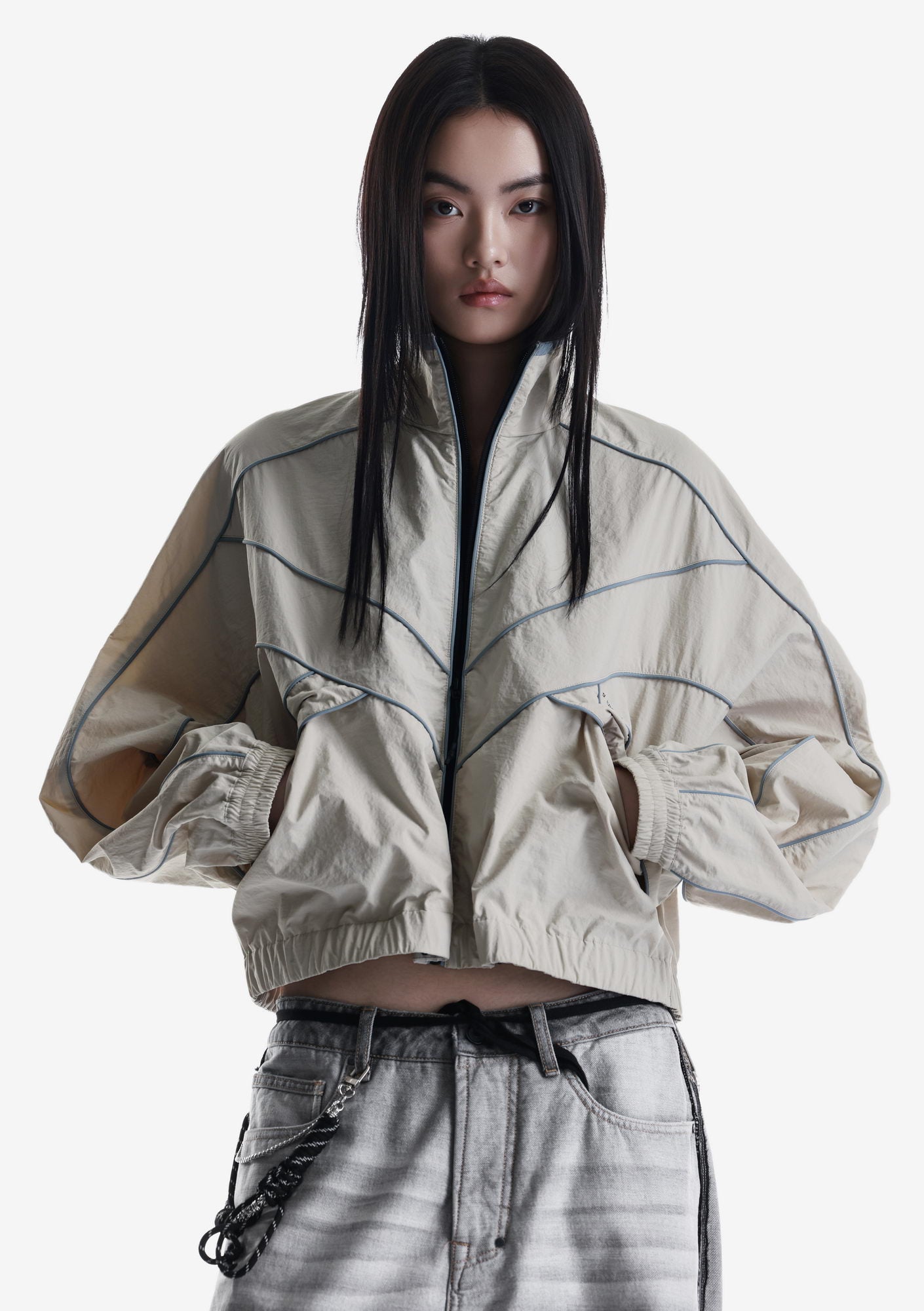 SEMERU Cropped Track Jacket Nw78