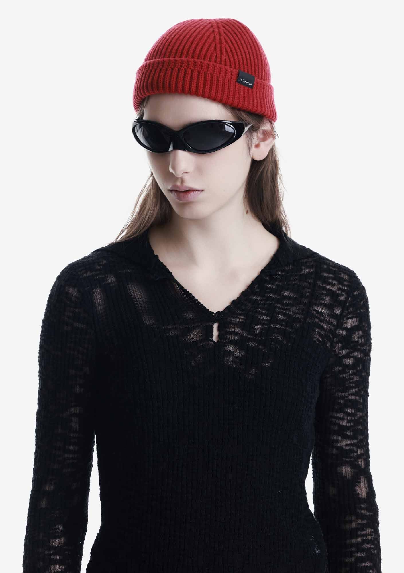 Ribbed Docker Beanie