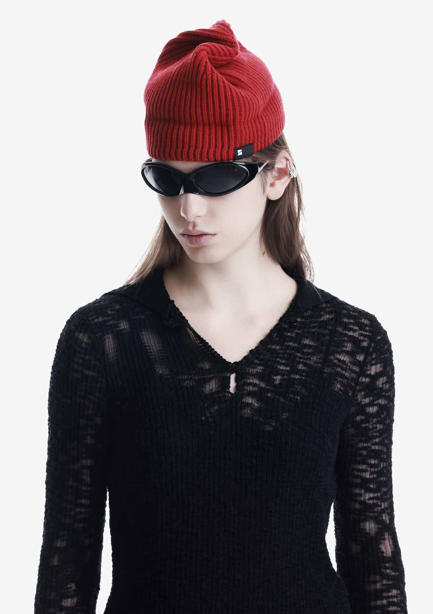 Ribbed Docker Beanie Pu107