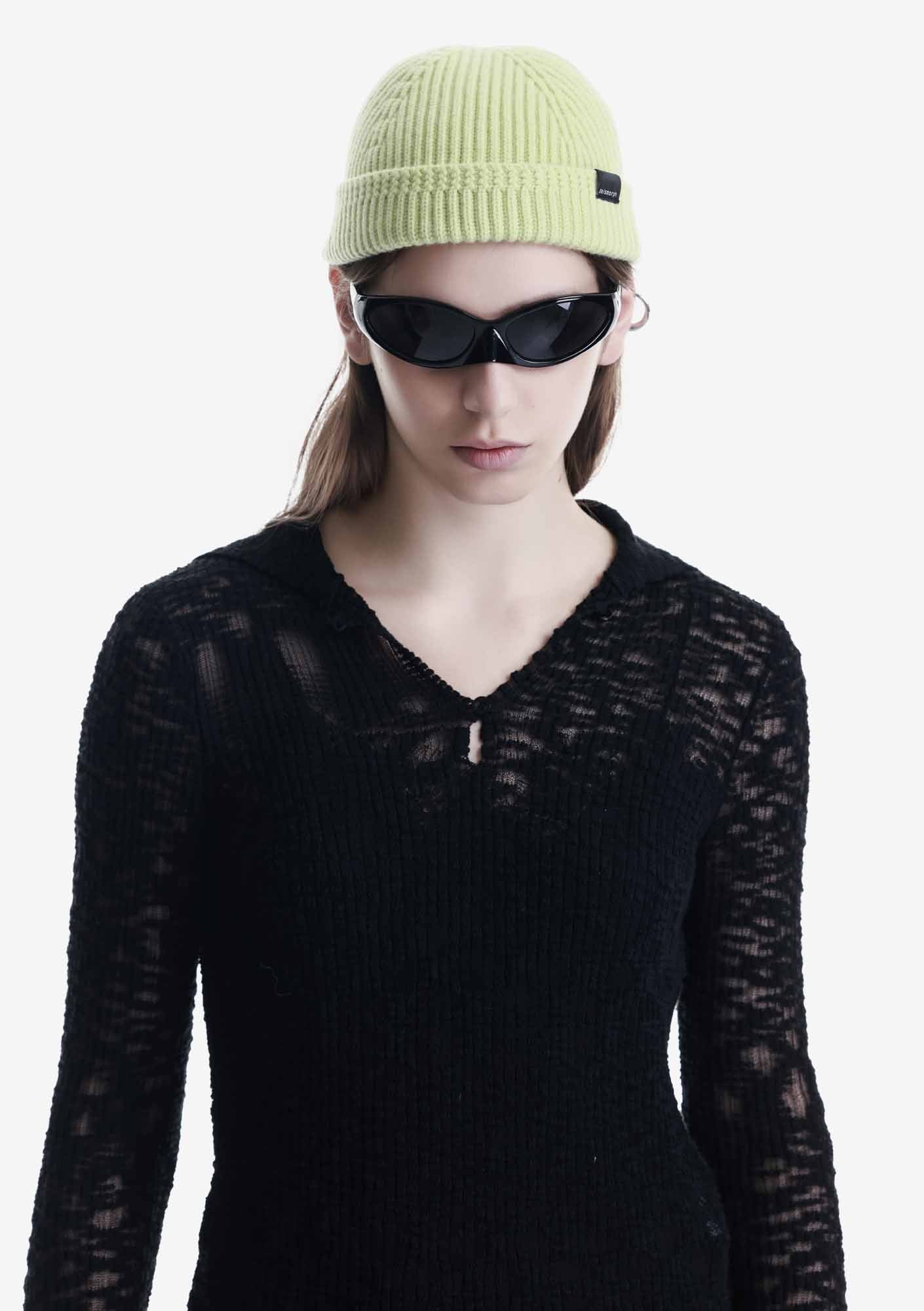 Ribbed Docker Beanie