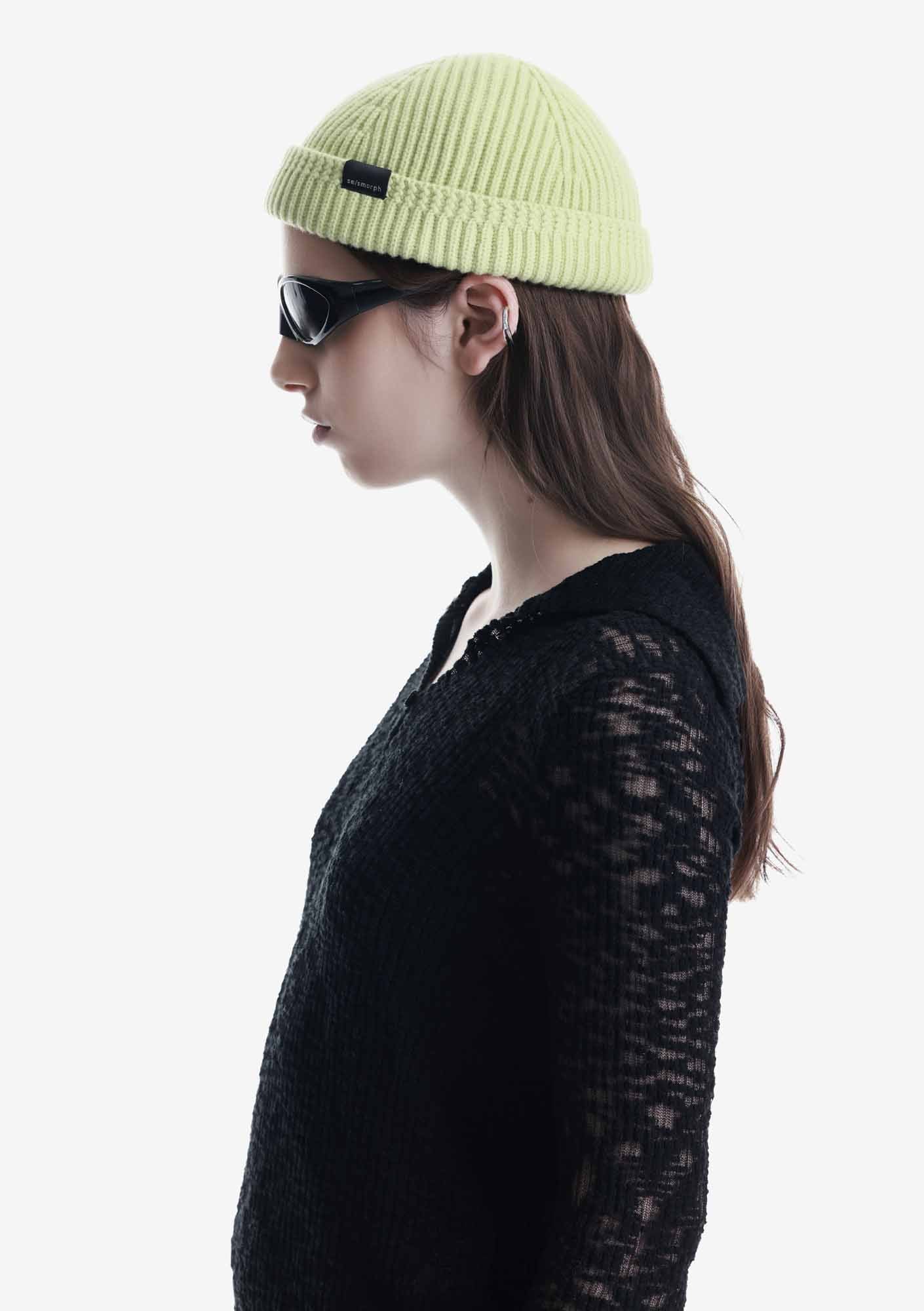Ribbed Docker Beanie Pu107
