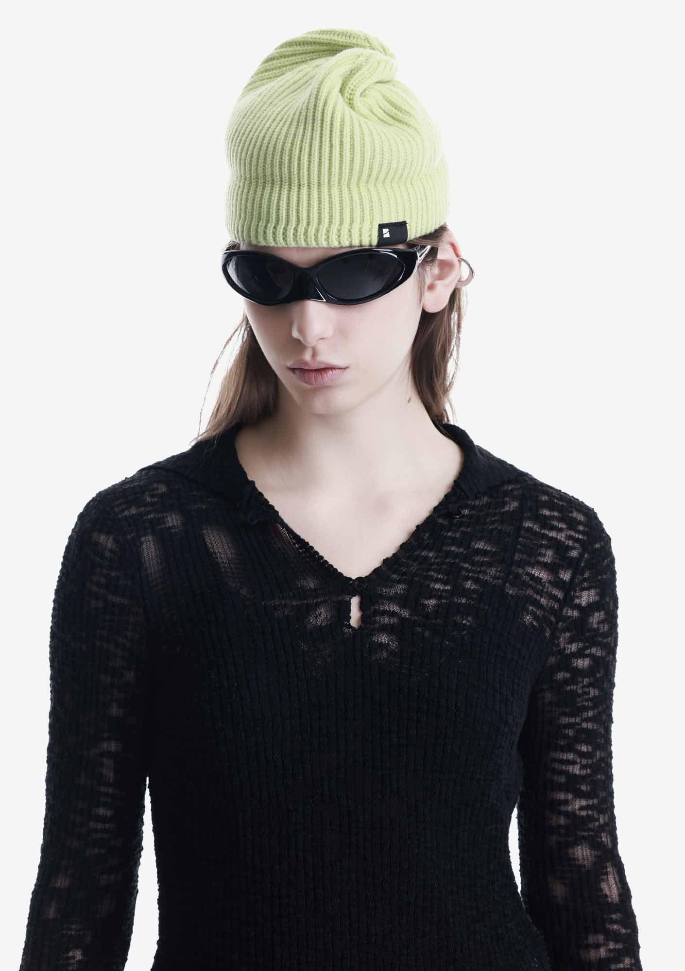 Ribbed Docker Beanie Pu107