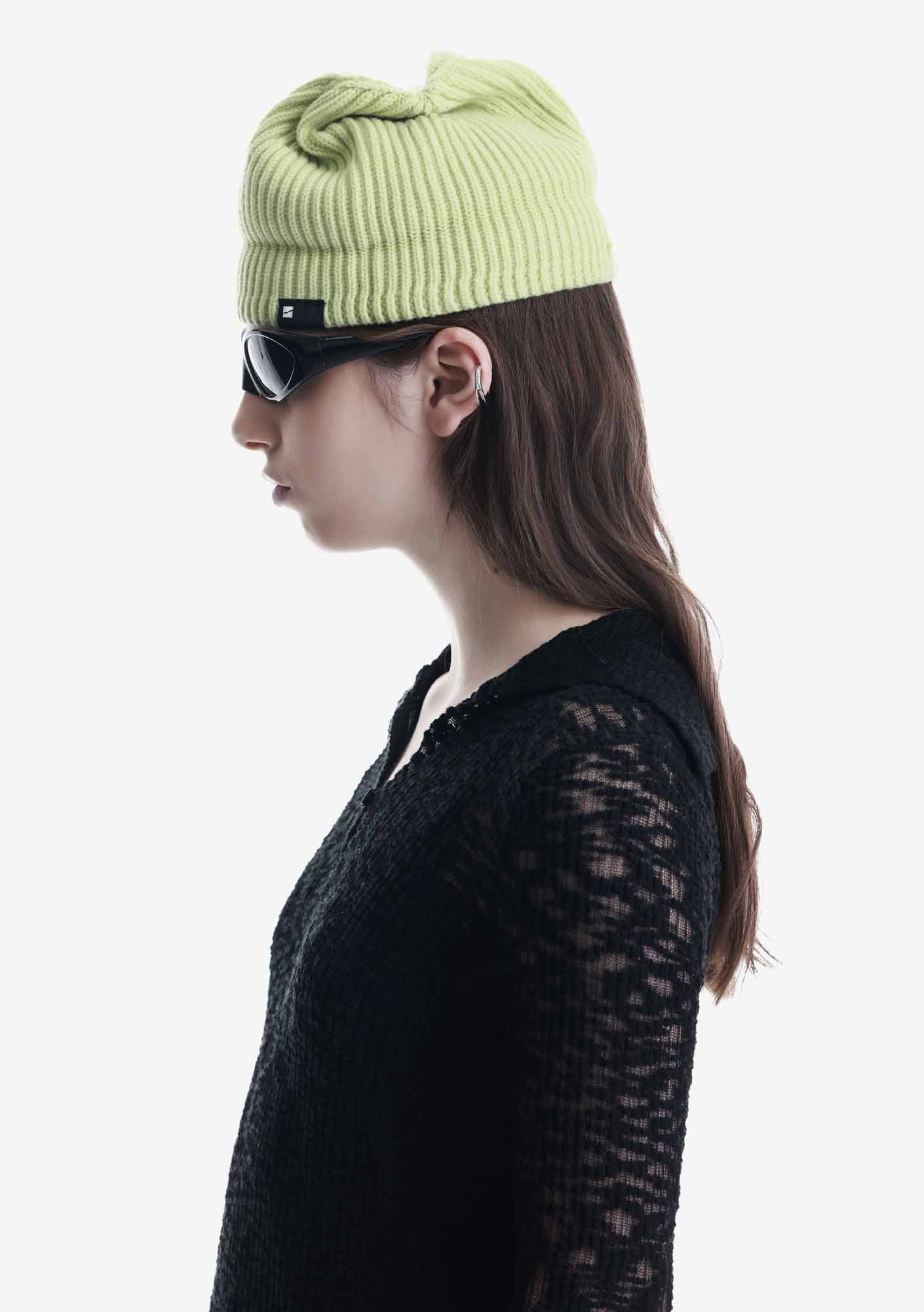 Ribbed Docker Beanie Pu107