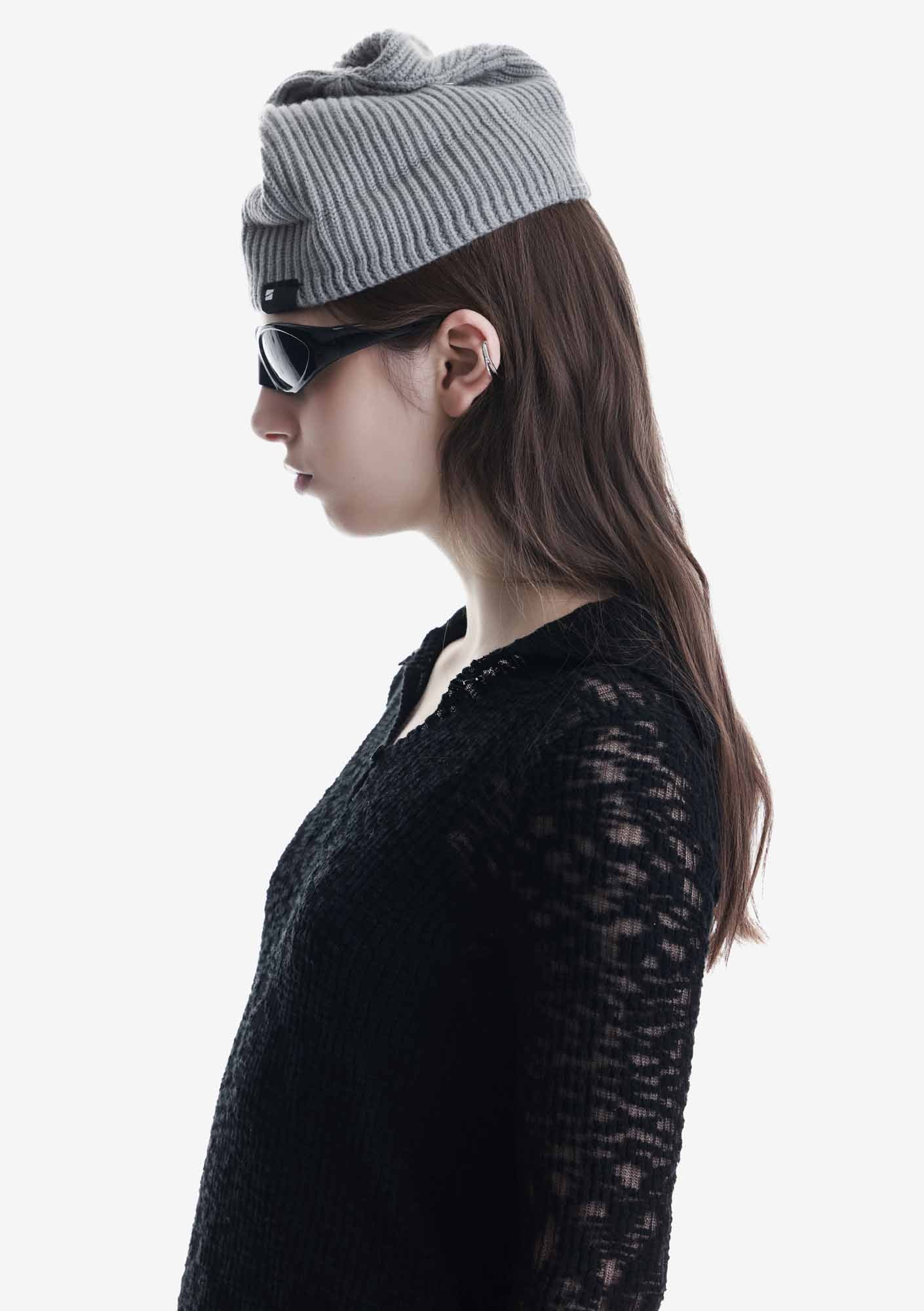 Ribbed Docker Beanie Pu107