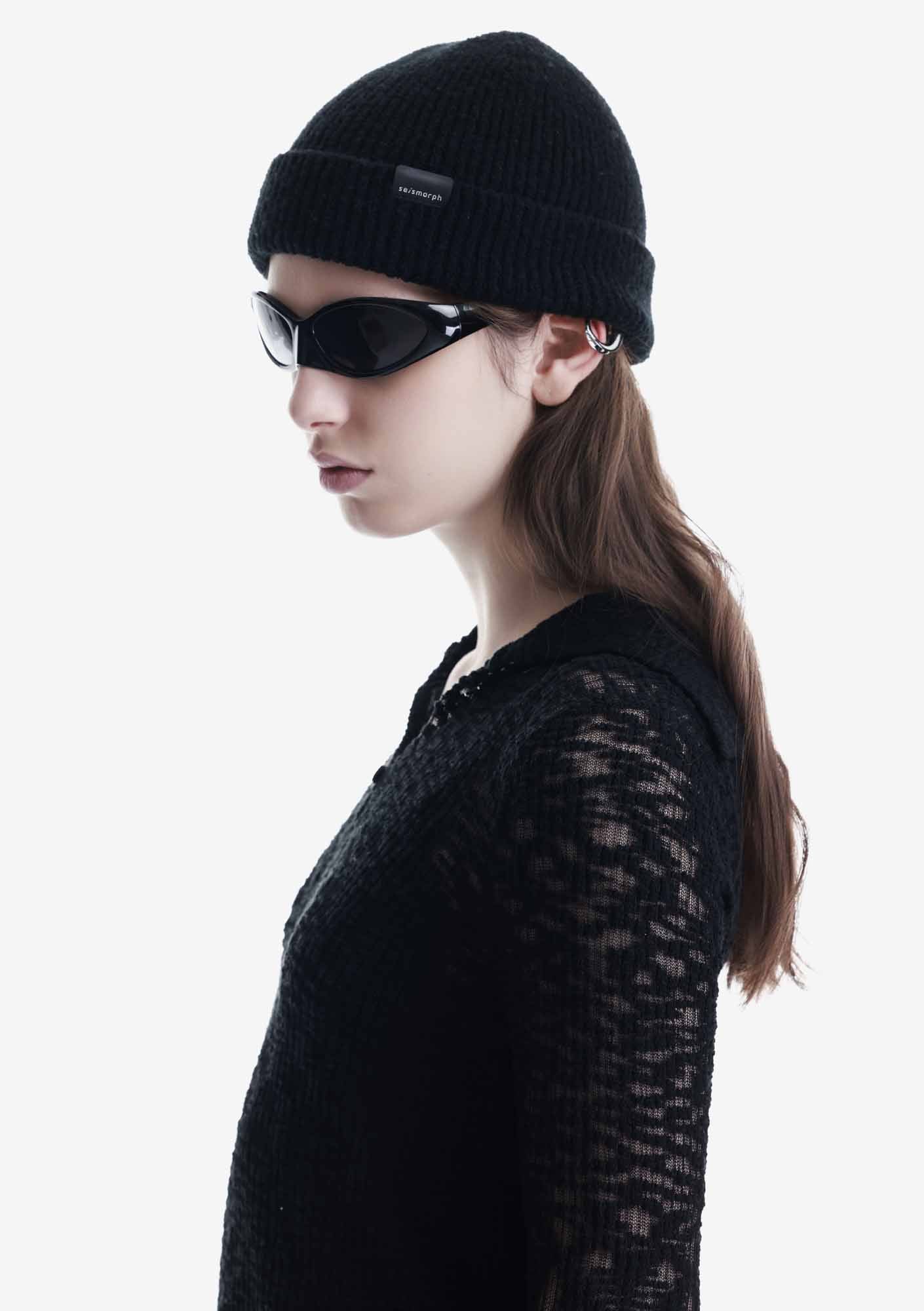 Ribbed Knit Beanie Pu116