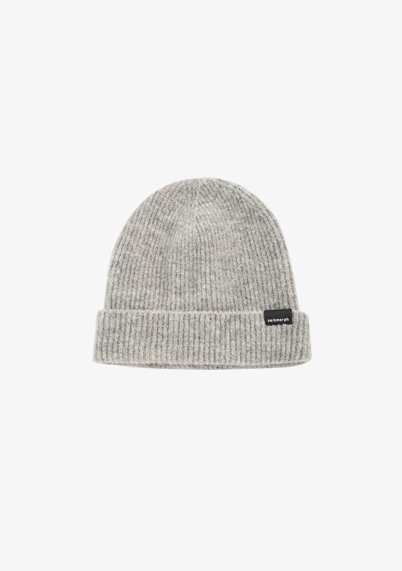 Bonnet en maille côtelée