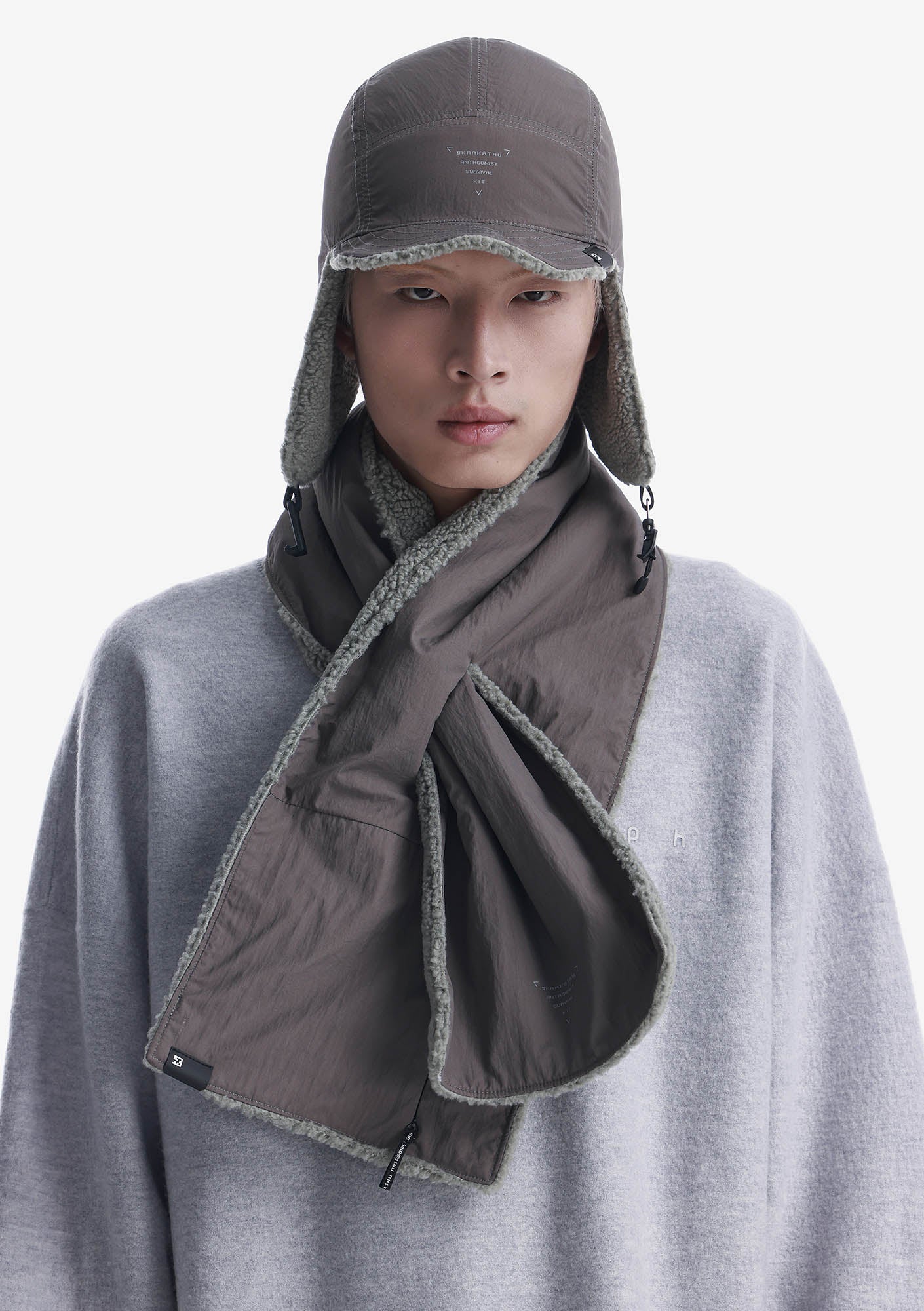 Sherpa Padded Scarf Pu76