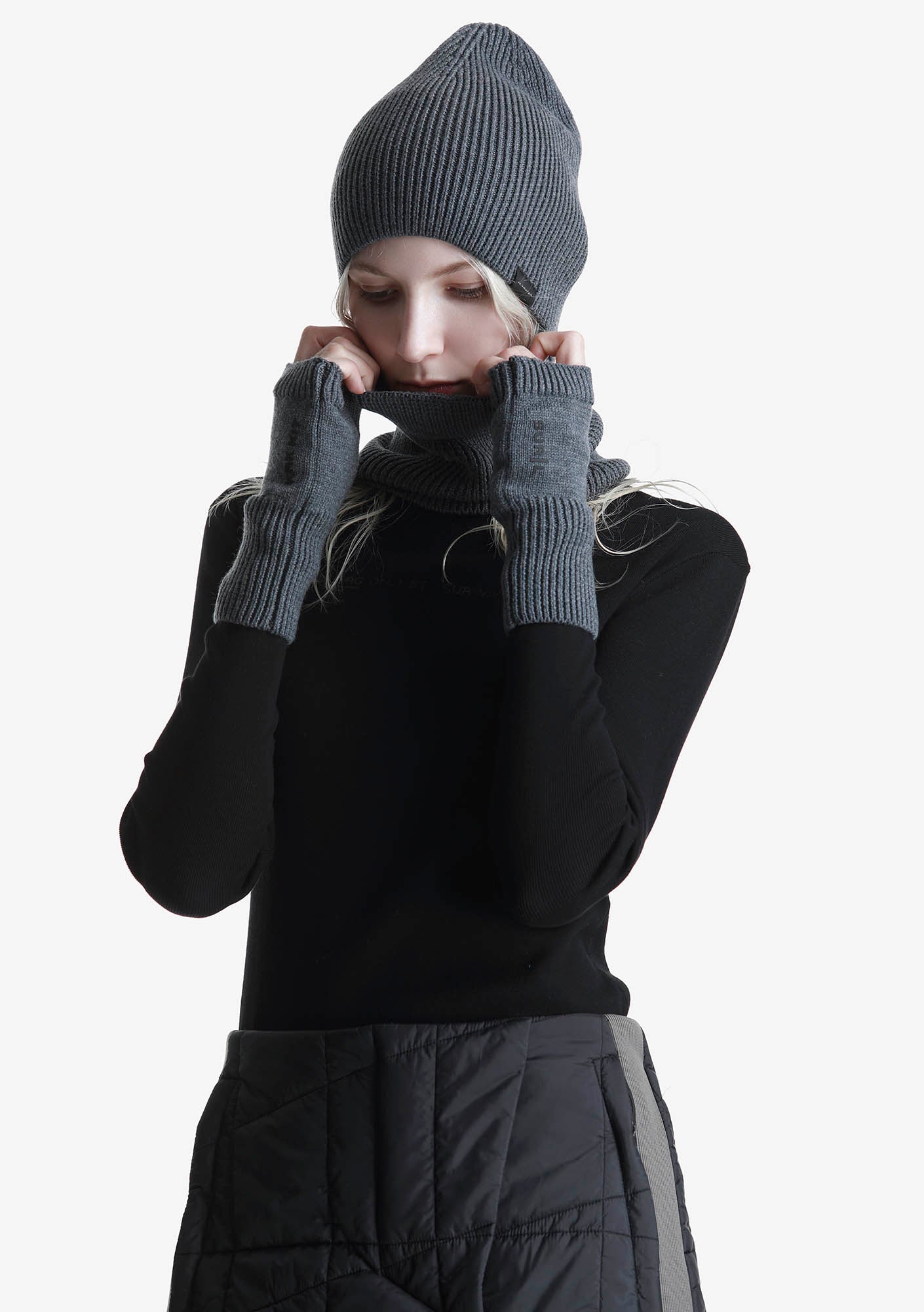 Fingerless Gloves Pu93