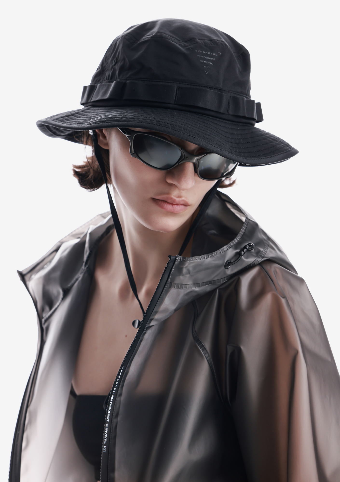 Wide Brim Boonie Hat Pu95