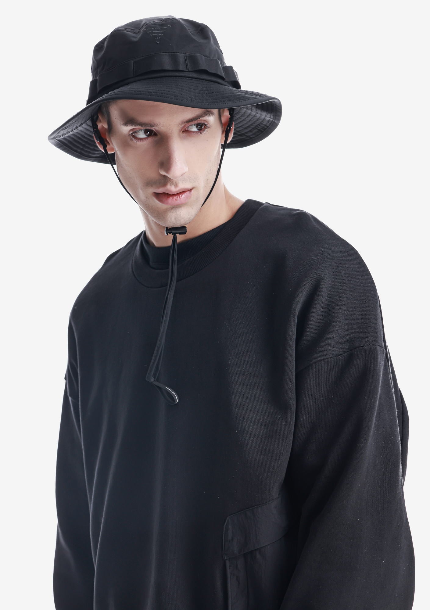 Wide Brim Boonie Hat Pu95