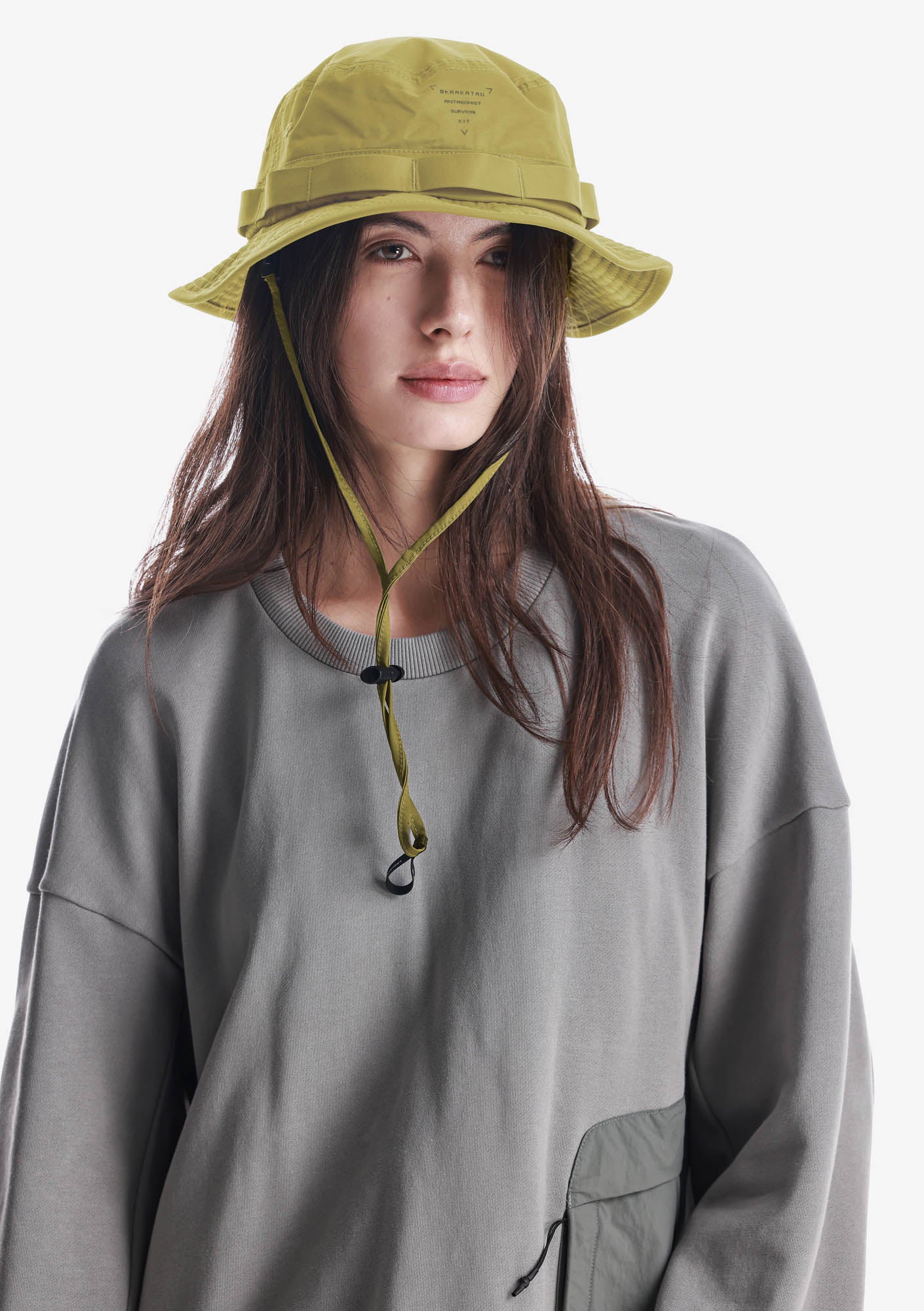 Wide Brim Boonie Hat Pu95