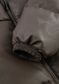 NARWARU Faux Leather Puffer Qw543