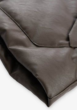 NARWARU Faux Leather Puffer Qw543