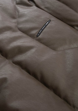 NARWARU Faux Leather Puffer Qw543