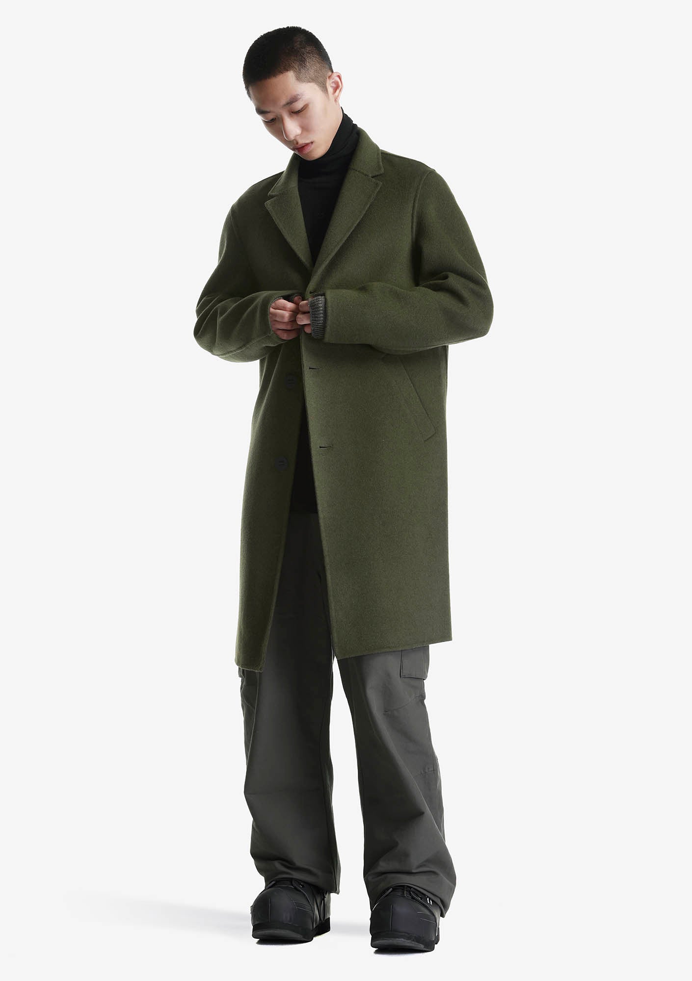 GRAV Wool Coat Qm404-57