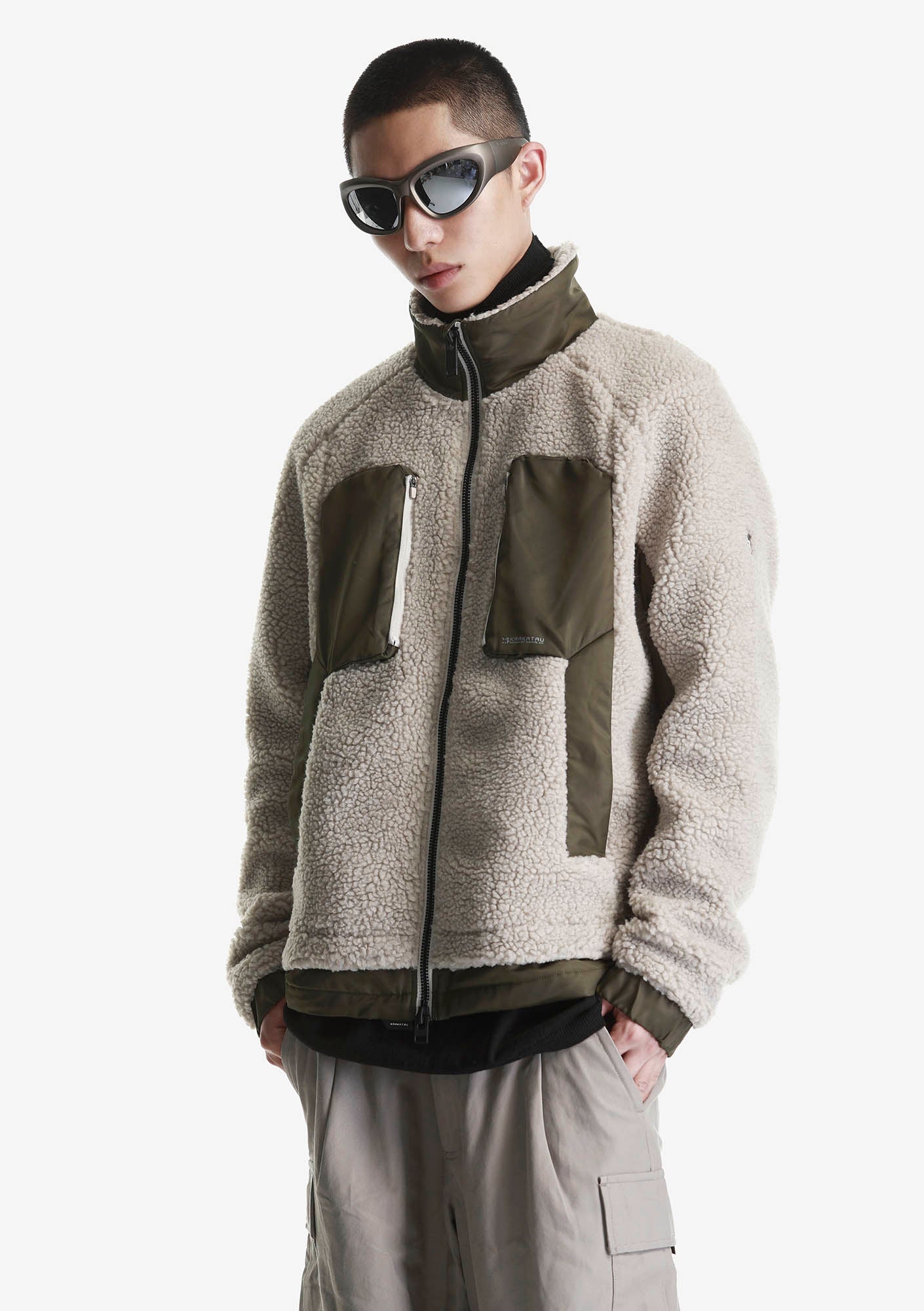 PEEBLES Zip-Up Sherpa Jacket Qm409-85