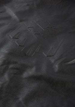 VINT Faux Leather Bomber Jacket Qm548