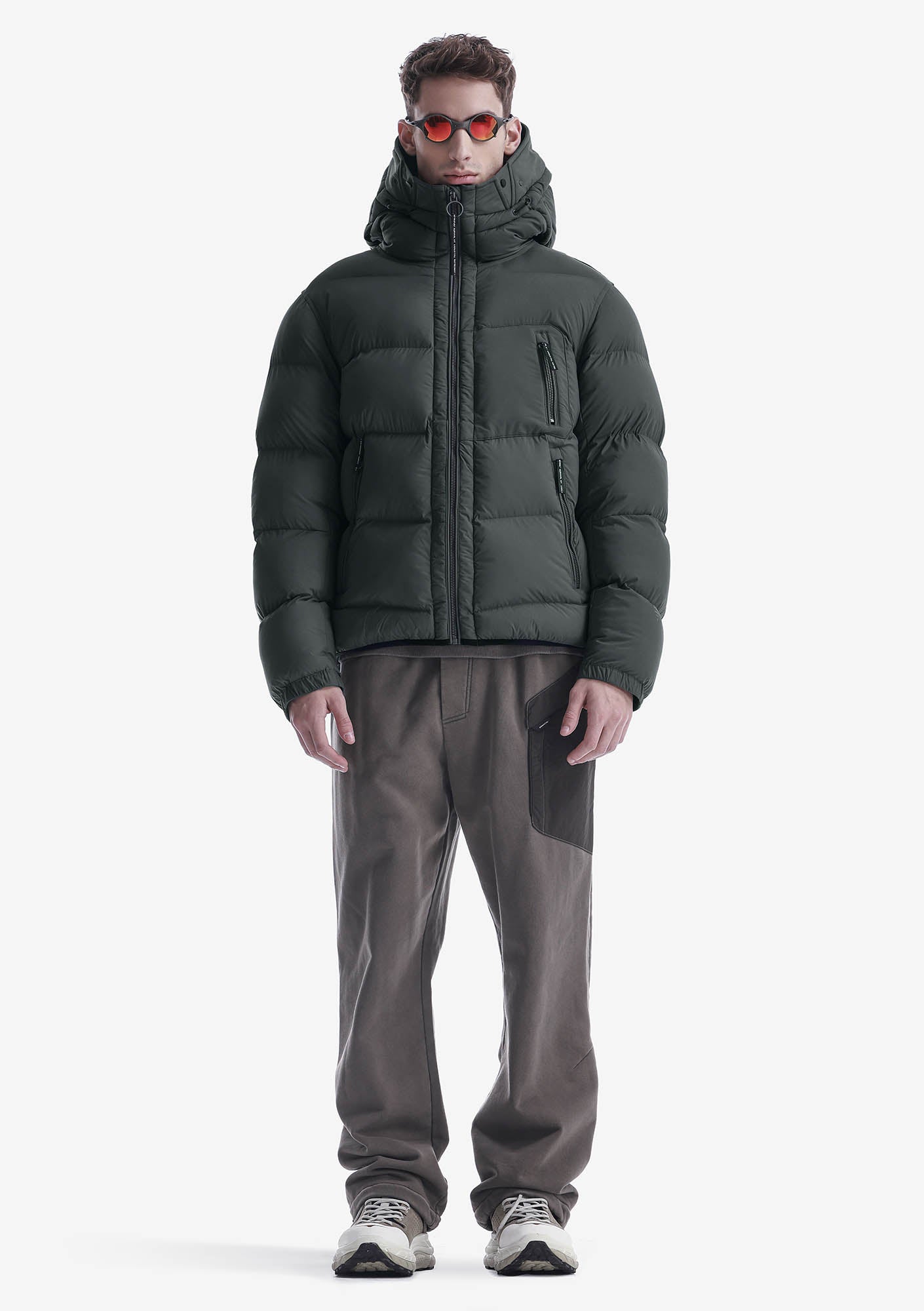 ROOK Hooded Puffer Jacket Qm559