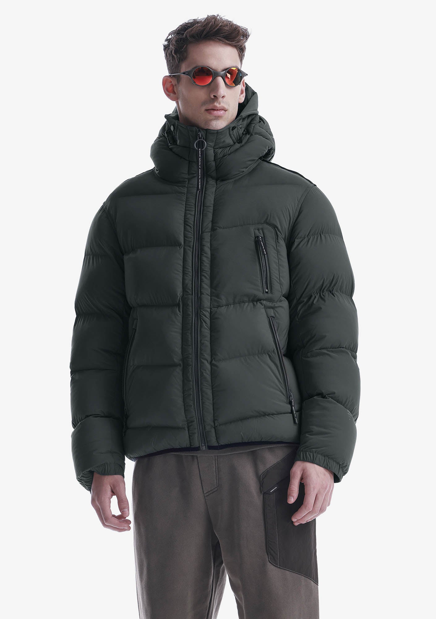 ROOK Hooded Puffer Jacket Qm559