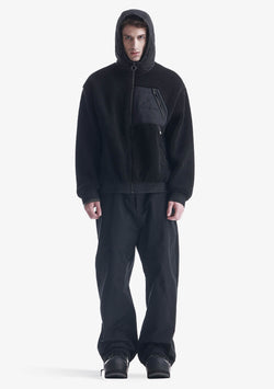 PEEBLES Hooded Sherpa Jacket Qm564