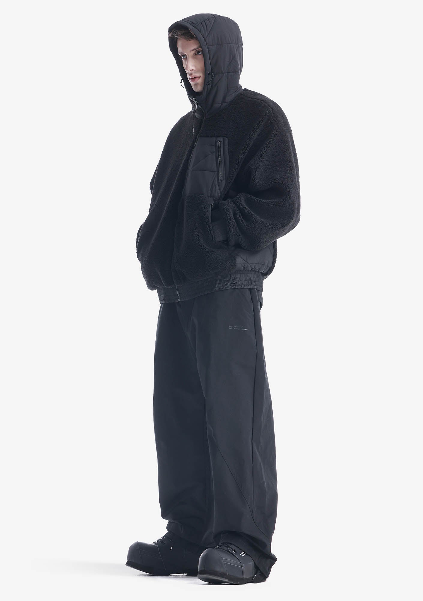 PEEBLES Hooded Sherpa Jacket Qm564