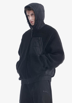 PEEBLES Hooded Sherpa Jacket Qm564
