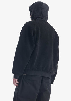 PEEBLES Hooded Sherpa Jacket Qm564
