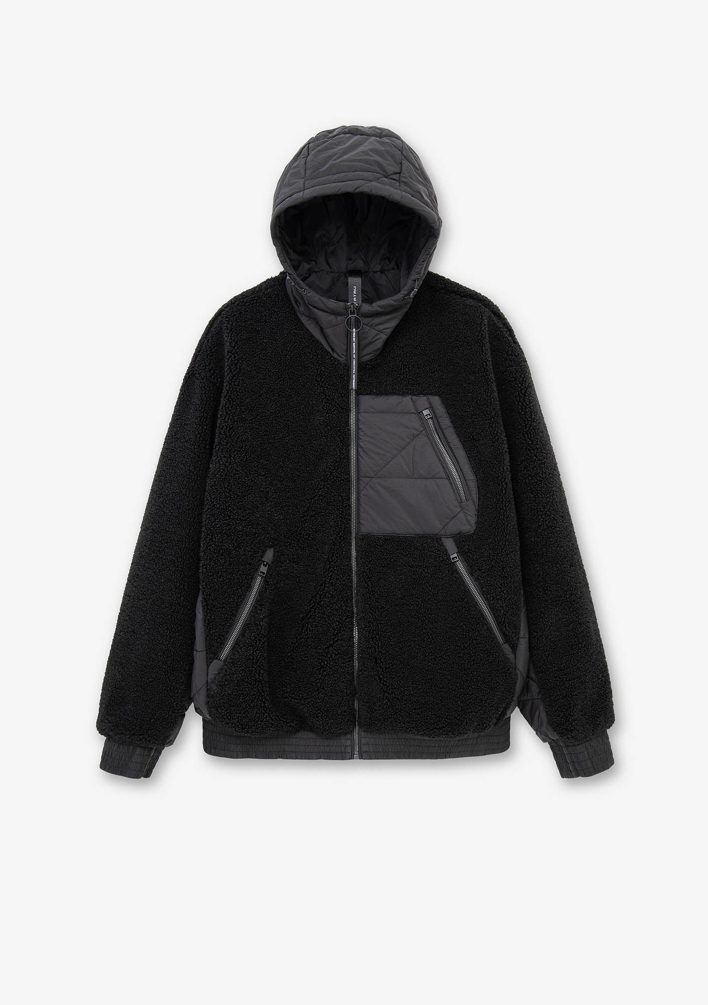 PEEBLES Hooded Sherpa Jacket Qm564