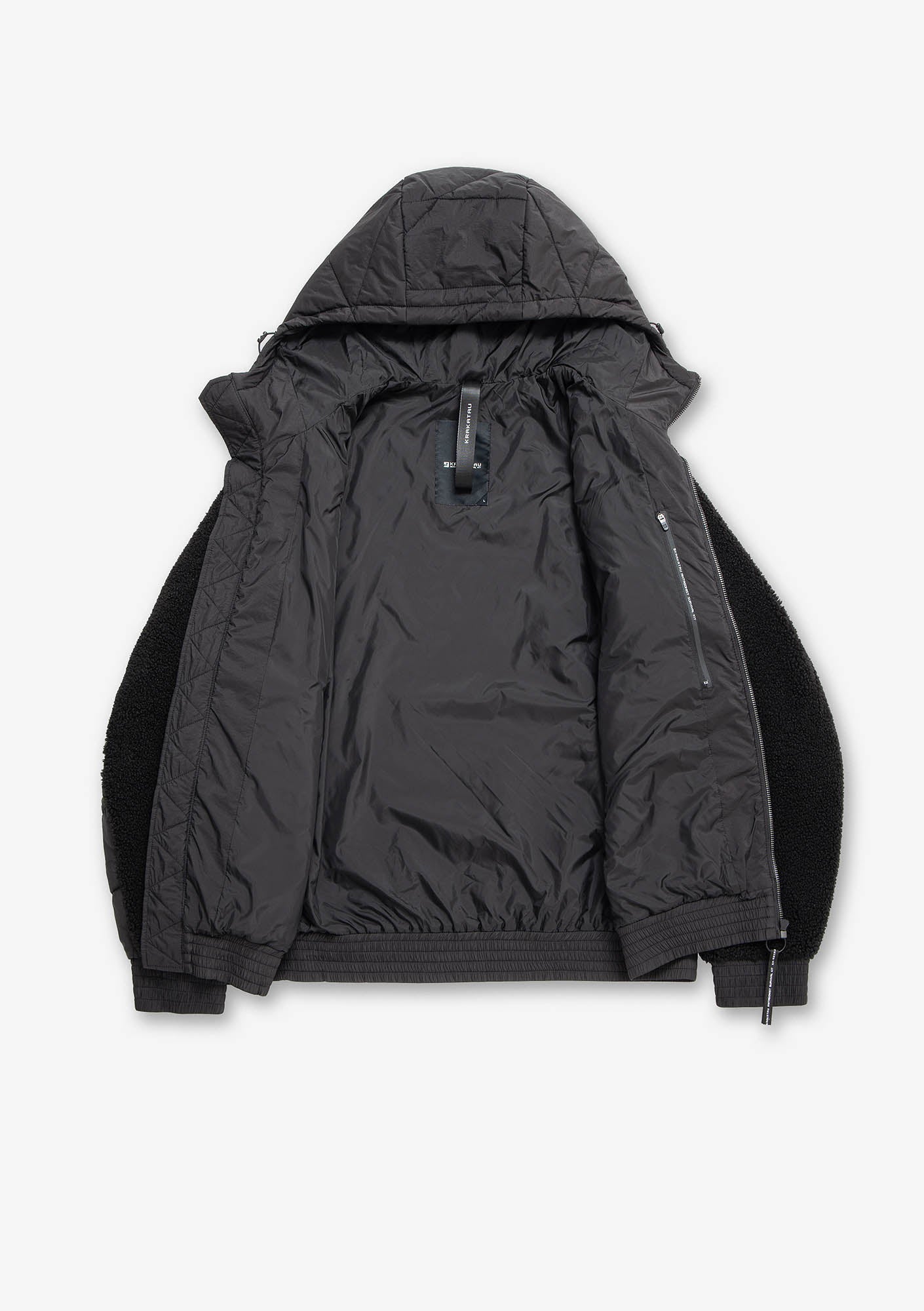 PEEBLES Hooded Sherpa Jacket Qm564