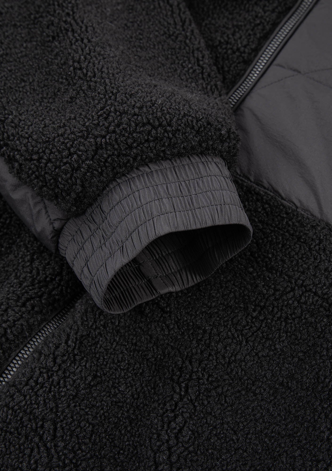 PEEBLES Hooded Sherpa Jacket Qm564