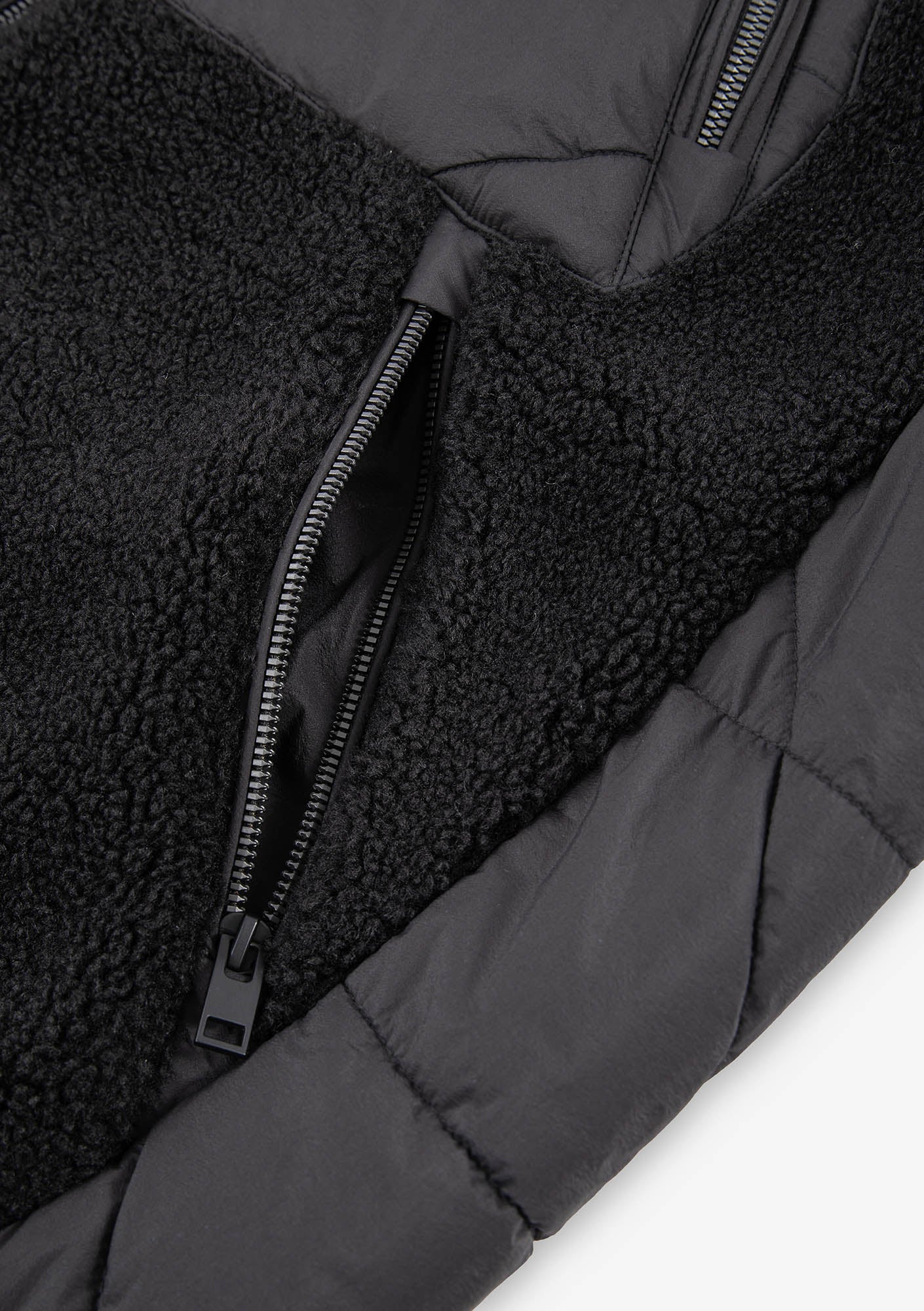PEEBLES Hooded Sherpa Jacket Qm564