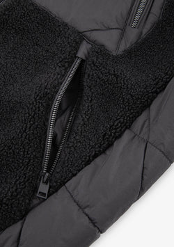 PEEBLES Hooded Sherpa Jacket Qm564
