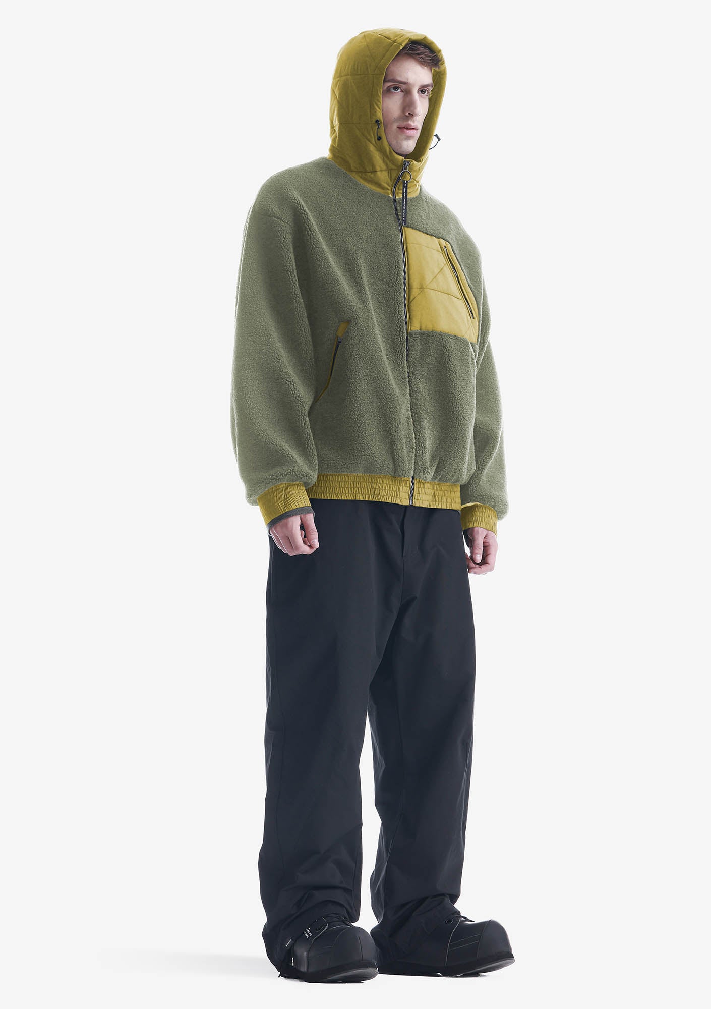 PEEBLES Hooded Sherpa Jacket Qm564