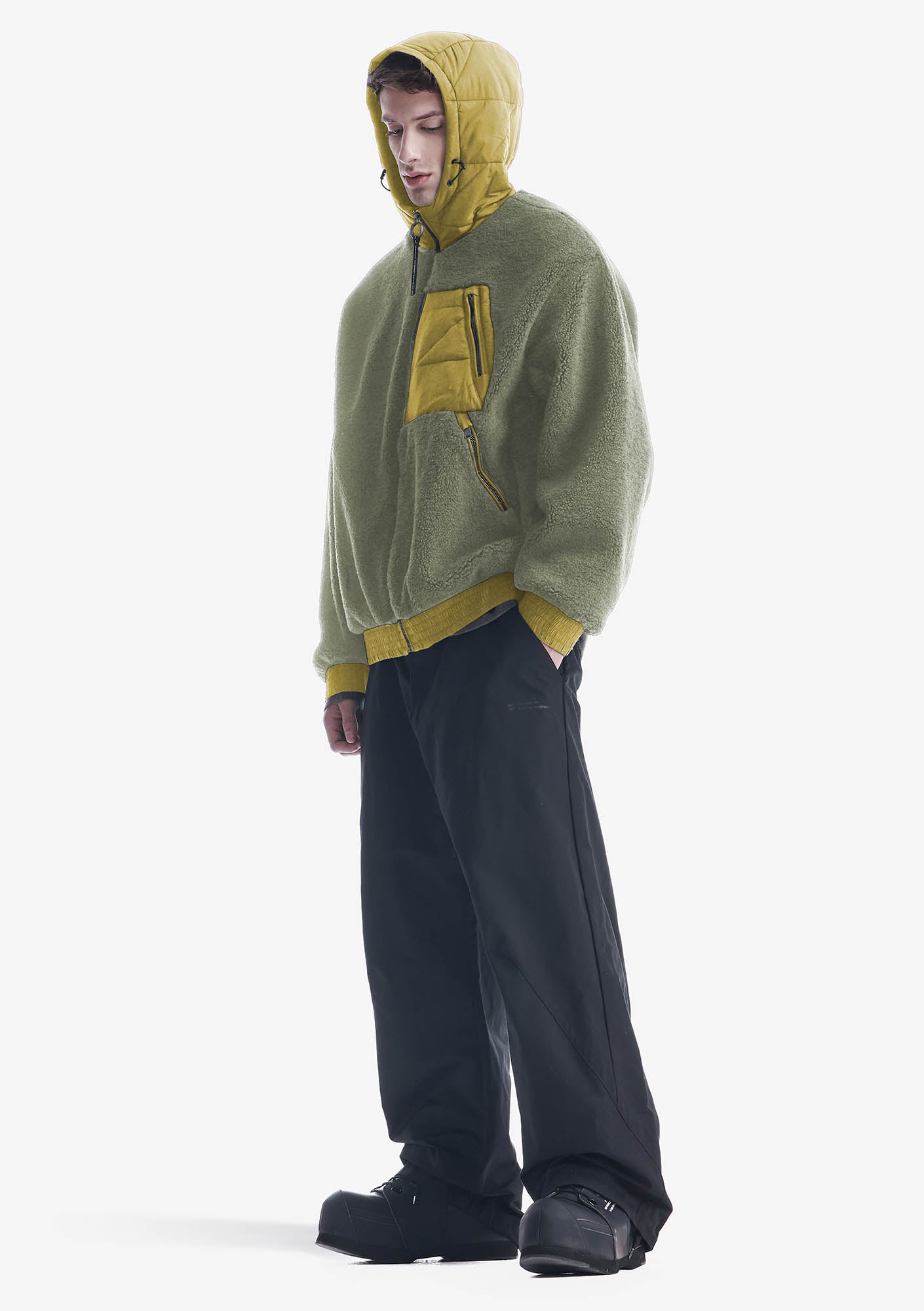 PEEBLES Hooded Sherpa Jacket