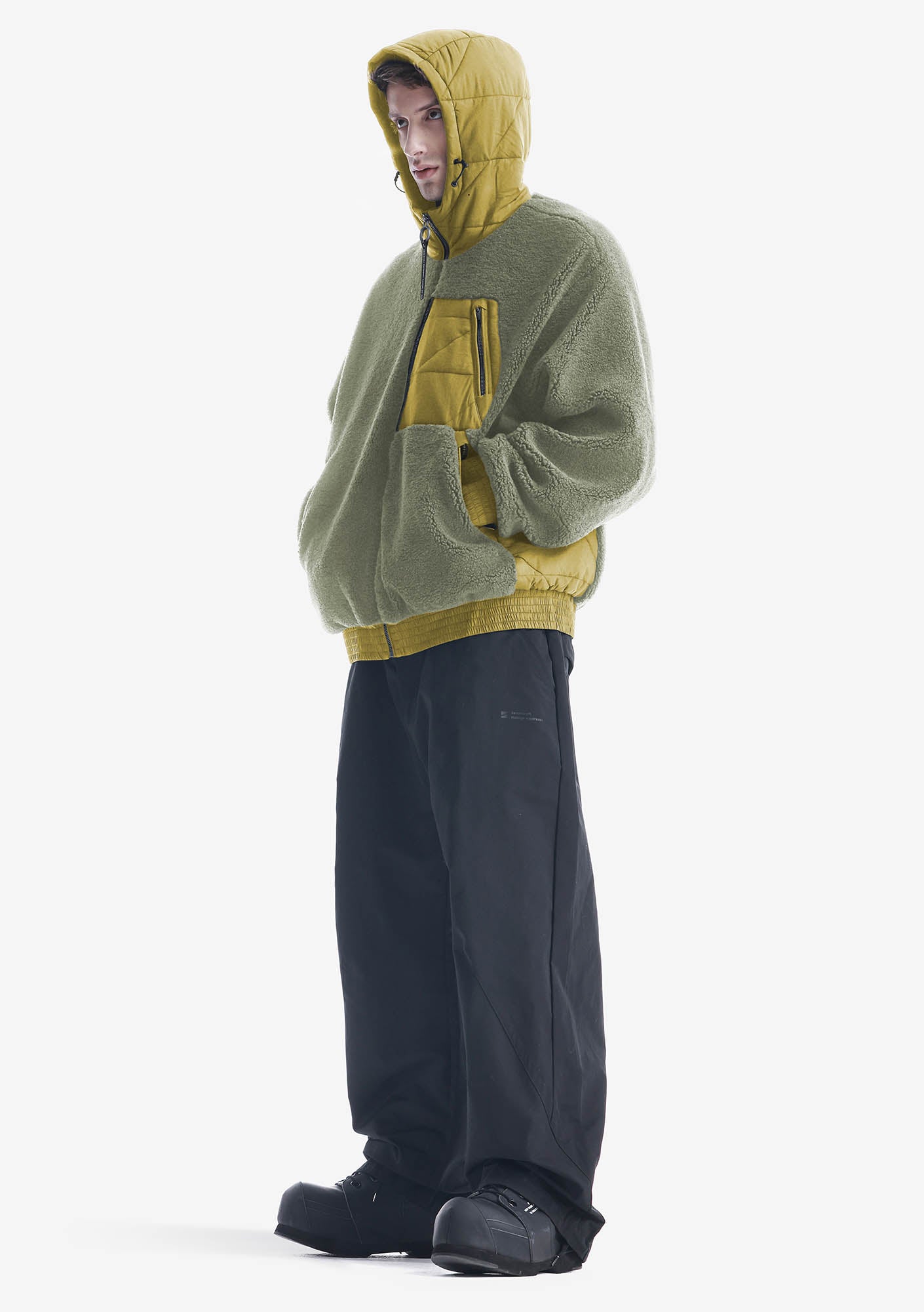 PEEBLES Hooded Sherpa Jacket Qm564