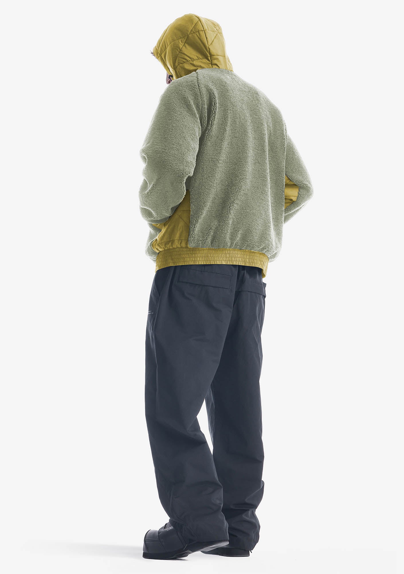 PEEBLES Hooded Sherpa Jacket Qm564