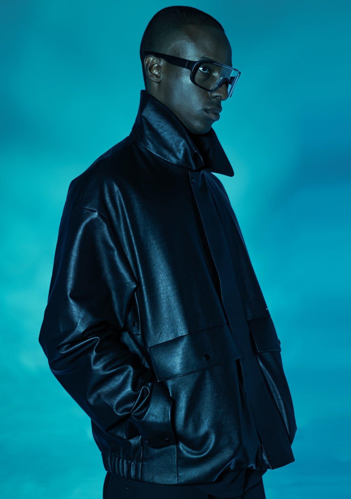 RUANG Faux Leather Jacket