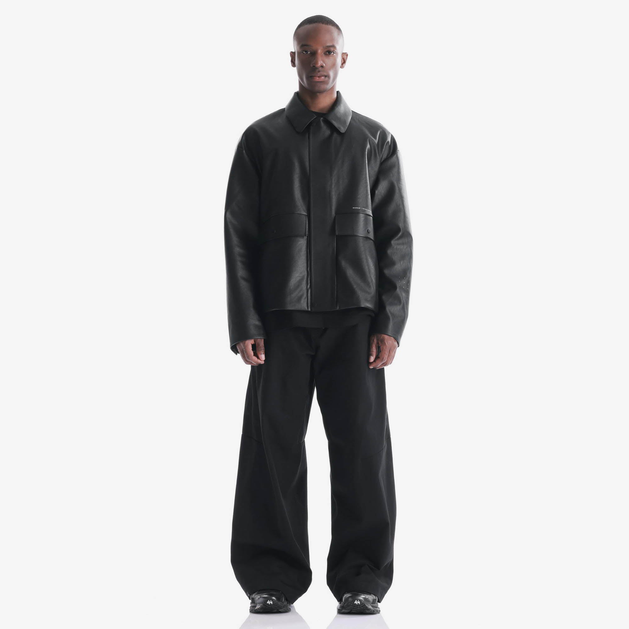 RUANG Faux Leather Jacket Qm566