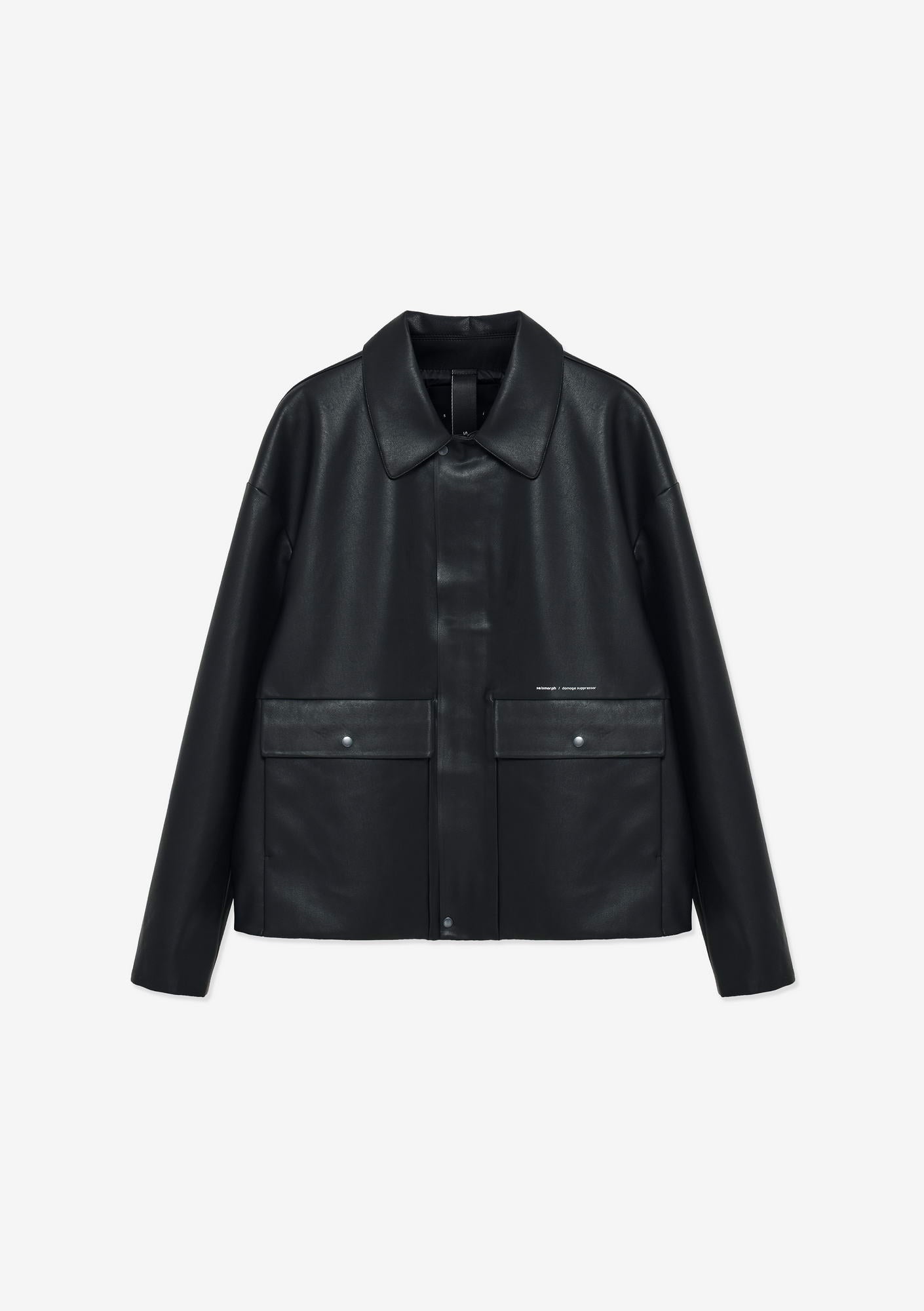 RUANG Faux Leather Jacket Qm566