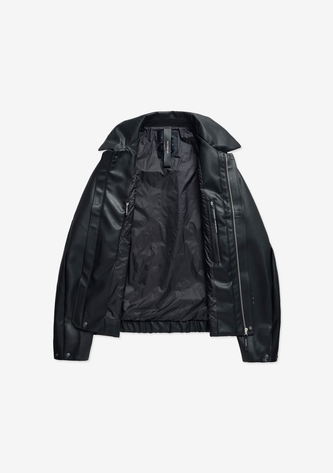 RUANG Faux Leather Jacket Qm566