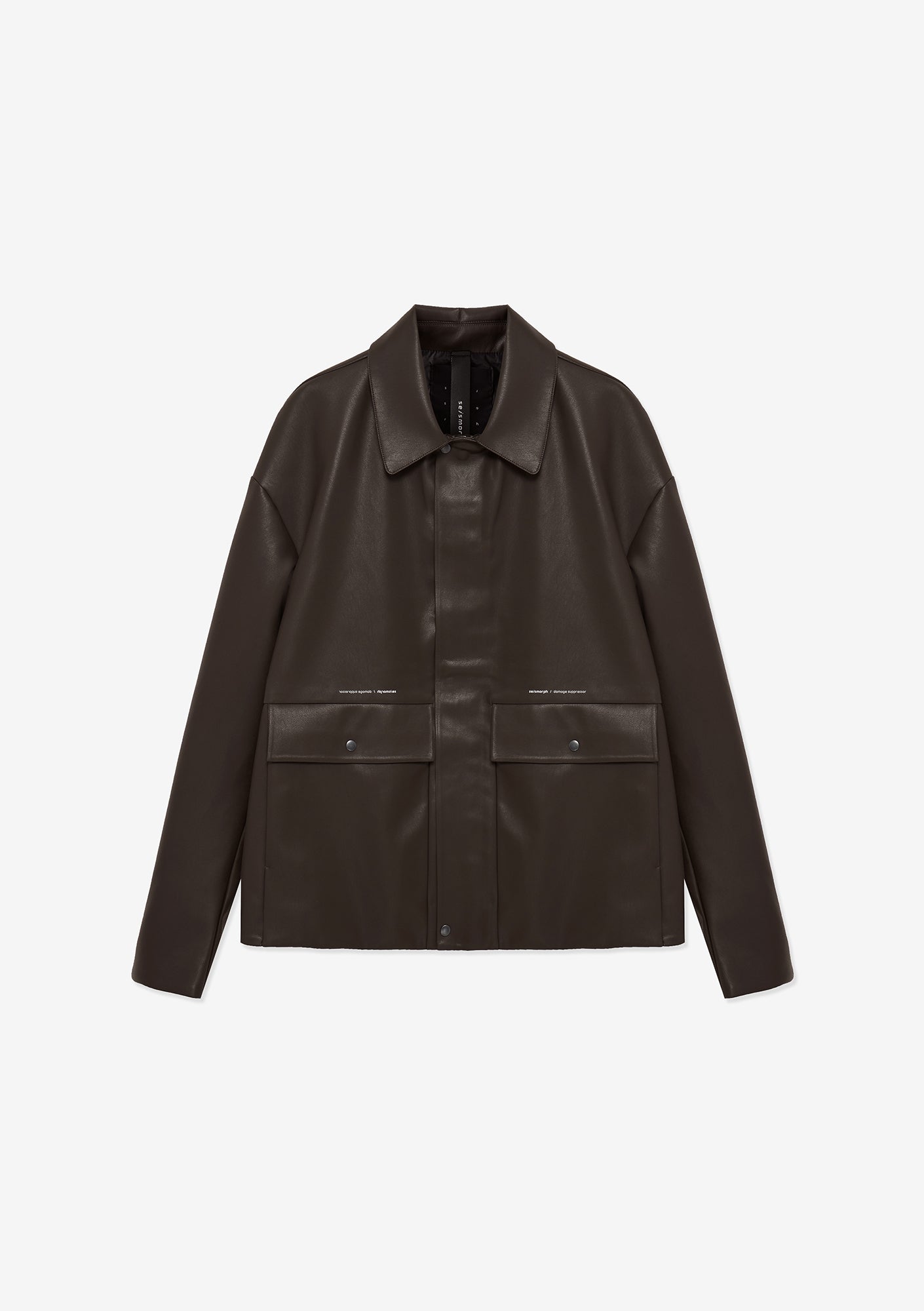 RUANG Faux Leather Jacket Qm566