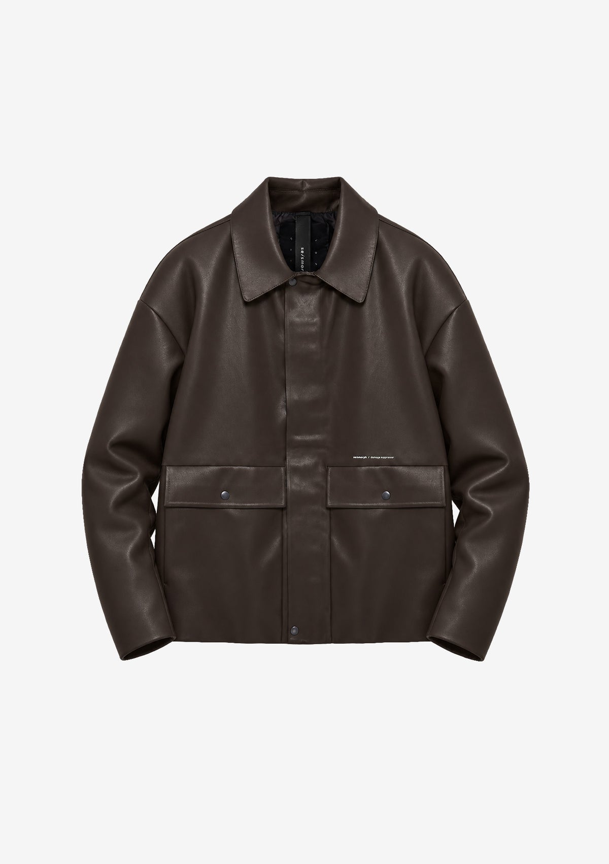 RUANG Veste en similicuir