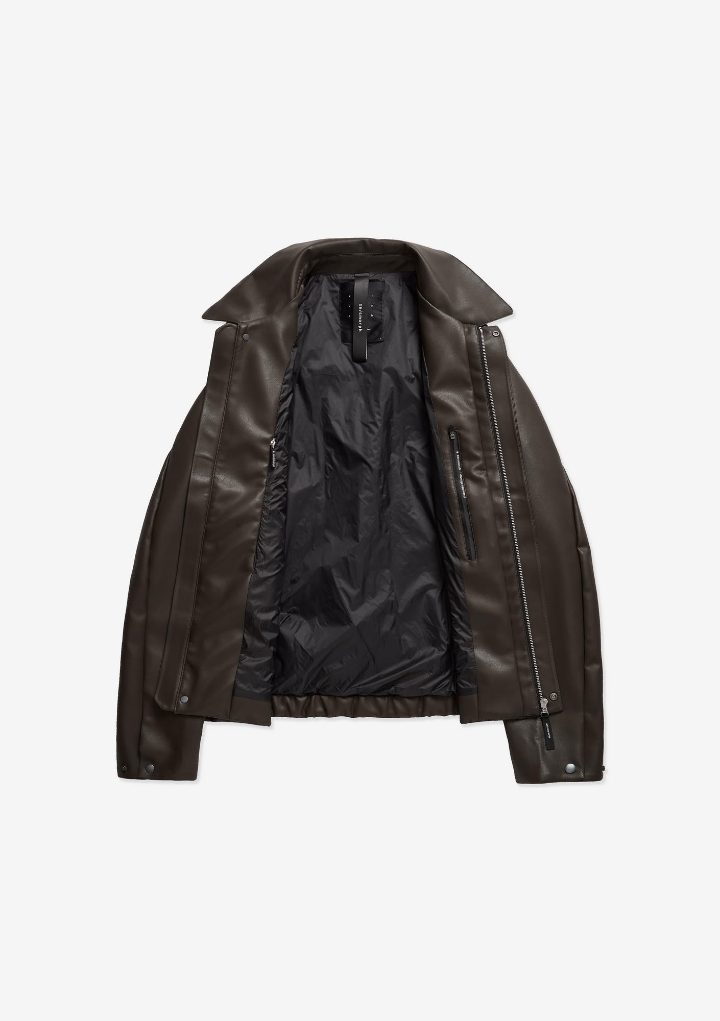 RUANG Faux Leather Jacket Qm566