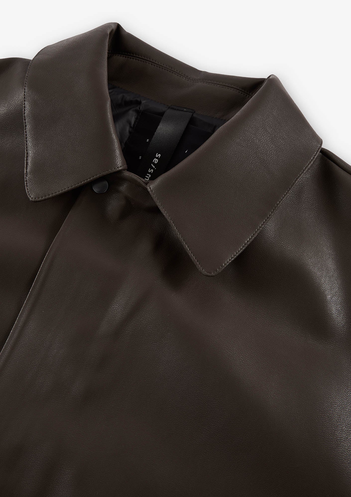 RUANG Faux Leather Jacket Qm566
